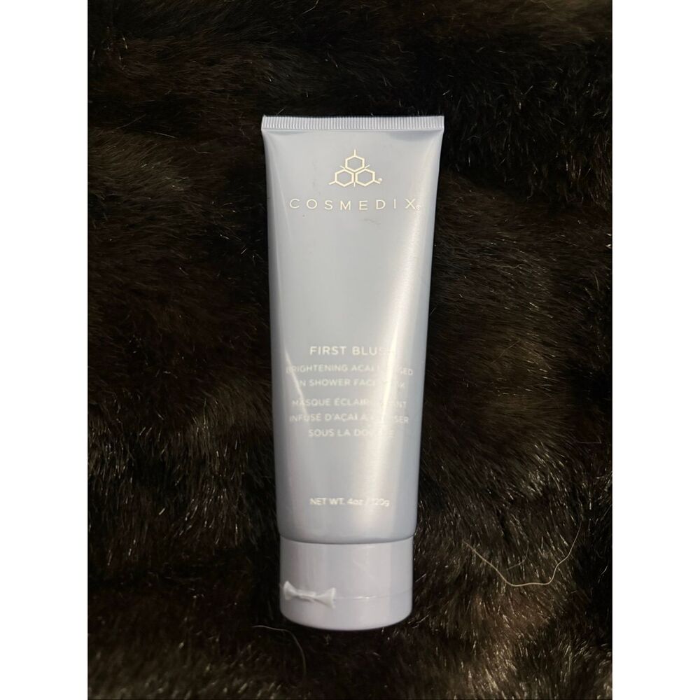Cosmedix First Blush AM/PM Brightening Acai Infused Shower Face Mask 4 oz